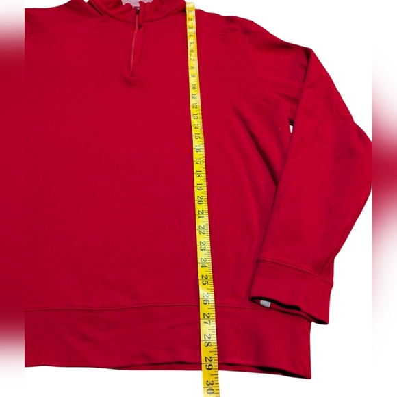 Bobby Jones Red Long Sleeve Quarter Zip Sweater size XL Golf Preppy - Picture 8 of 8